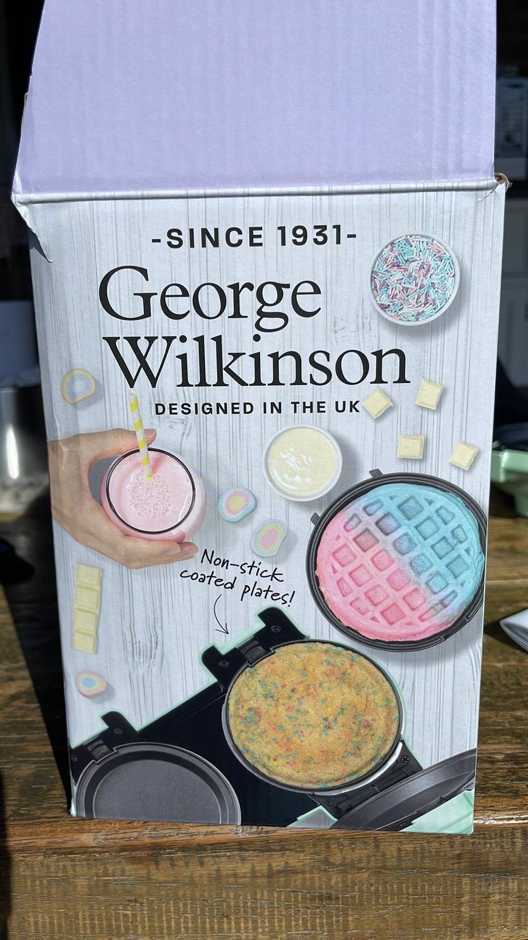 George wilkinson Double Snack Maker, Ophalen of Verzenden, Uitneembare platen, Nieuw