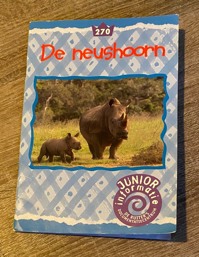 De neushoorn, Ophalen of Verzenden, Zo goed als nieuw