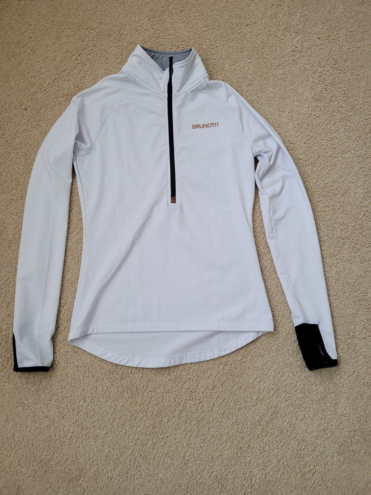 Brunotti sportshirt maat M zo goed als nieuw, Maat 38/40 (M), Wit, Ophalen of Verzenden, Brunotti