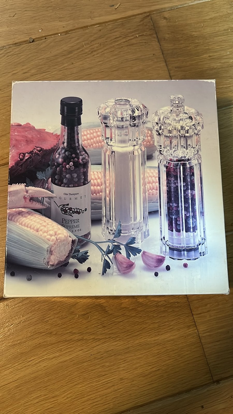Zout- en pepermolenset van kristalglas, Nieuw, Ophalen of Verzenden, Overige merken, Glas