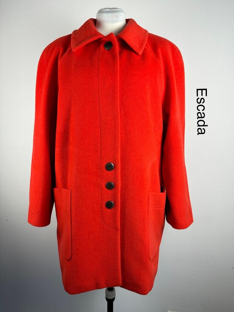 Escada Manteljas 100% wol (mt: 42) 28,3/9187, Escada, Maat 42/44 (L), Escada, Ophalen of Verzenden