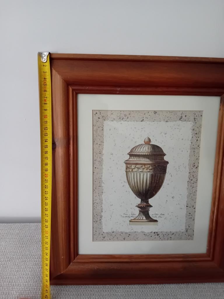 Leuk schilderij in houten lijst, Ophalen of Verzenden, Minder dan 50 cm, Schilderij, Minder dan 50 cm