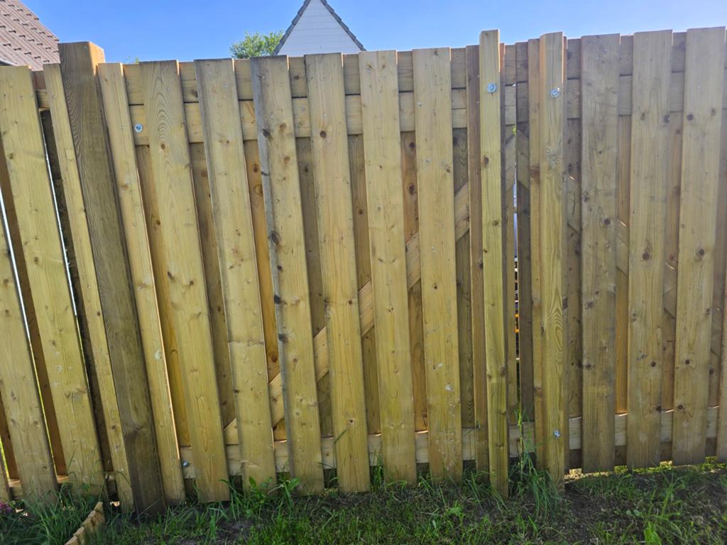 Schutting deuren incl beslag, Tuin en Terras, Schuttingen, Ophalen, Hout, Minder dan 3 meter, 1 tot 2 meter