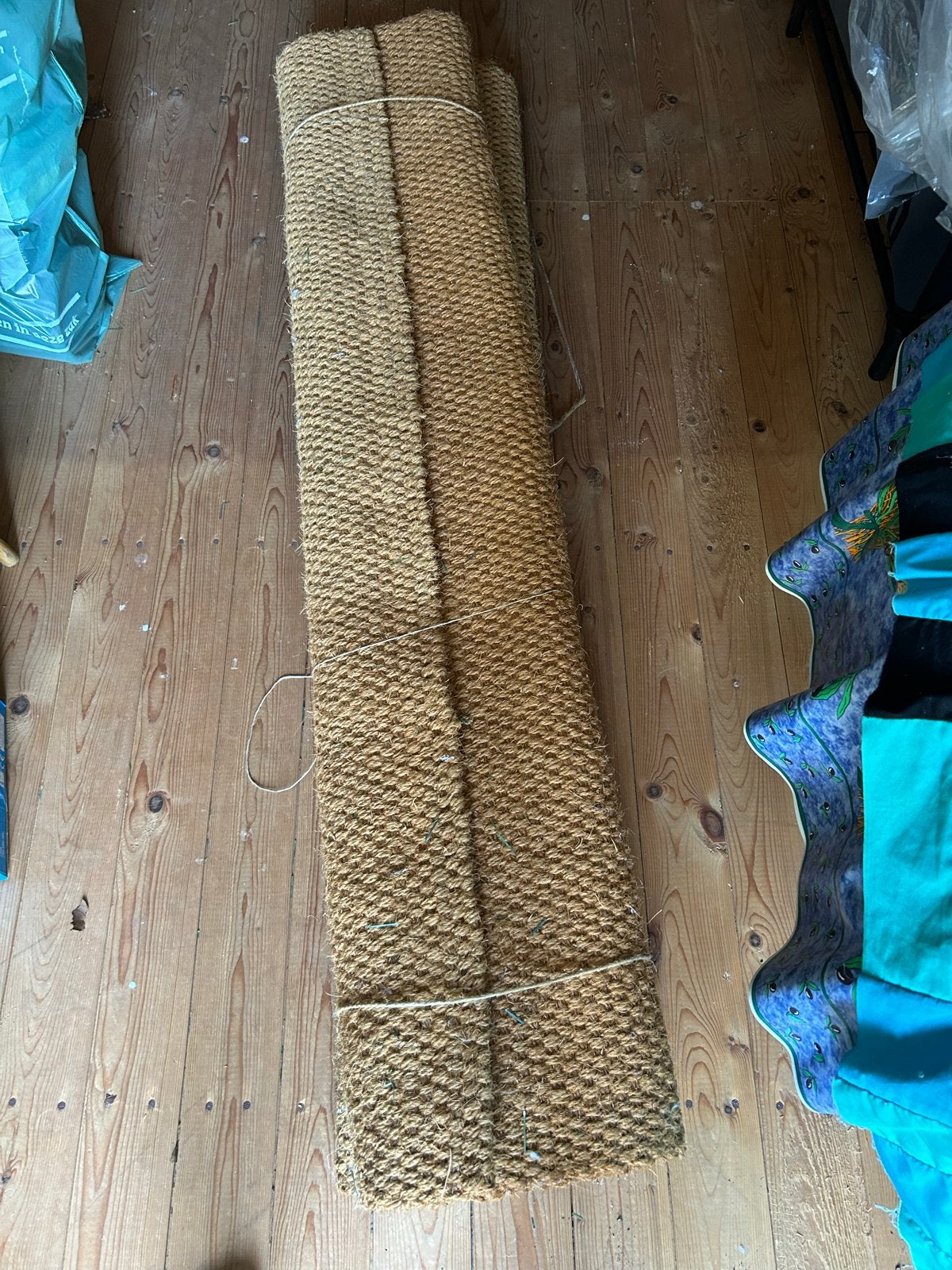 Sisal vloerkleed, Ophalen, Gebruikt, 100 tot 150 cm, Bruin
