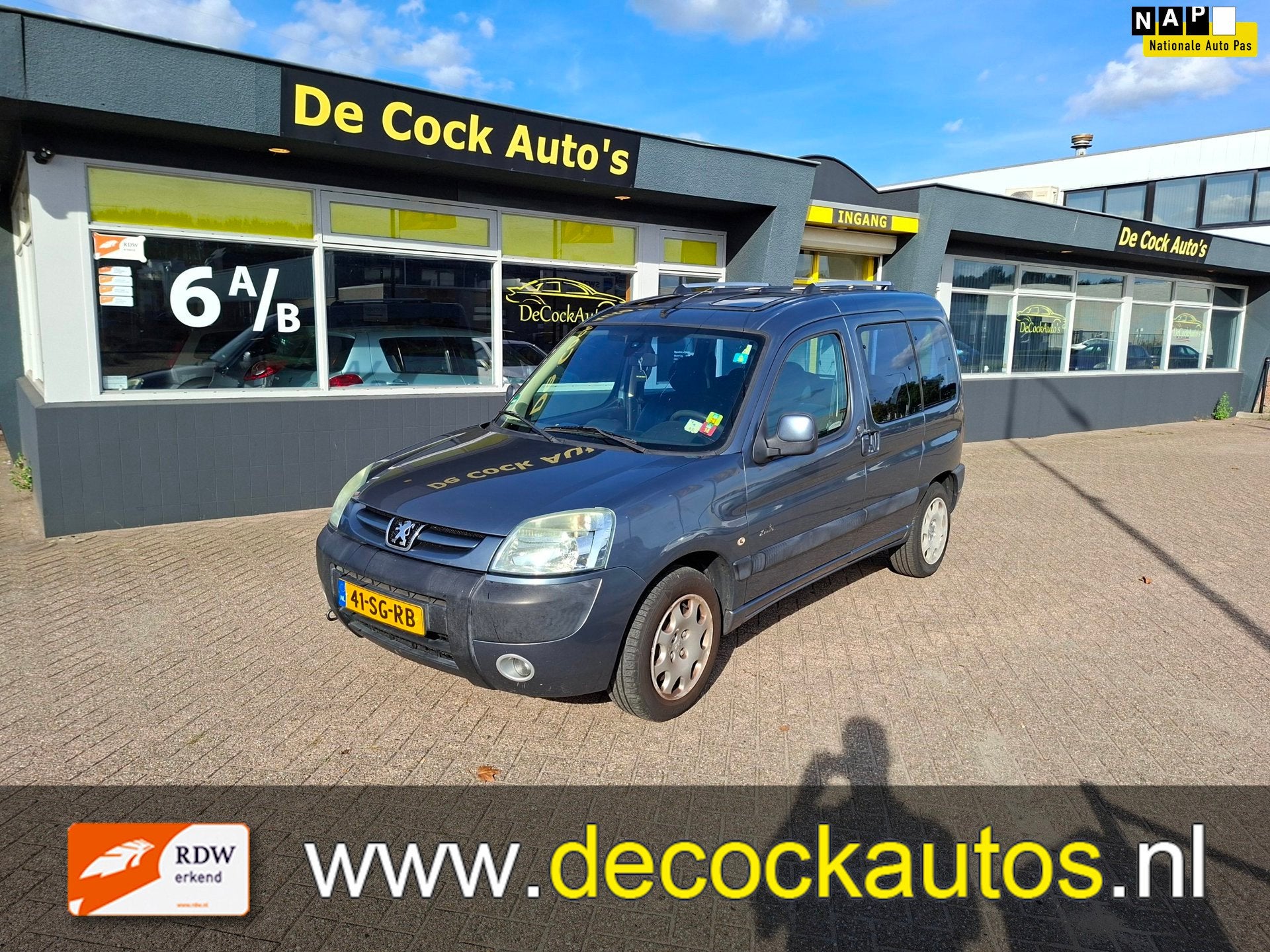Peugeot Partner MPV 1.6-16V Zenith 2/TREKHAAK/AIRCO, Auto's, Gebruikt, 4 cilinders, 1226 kg, Origineel Nederlands