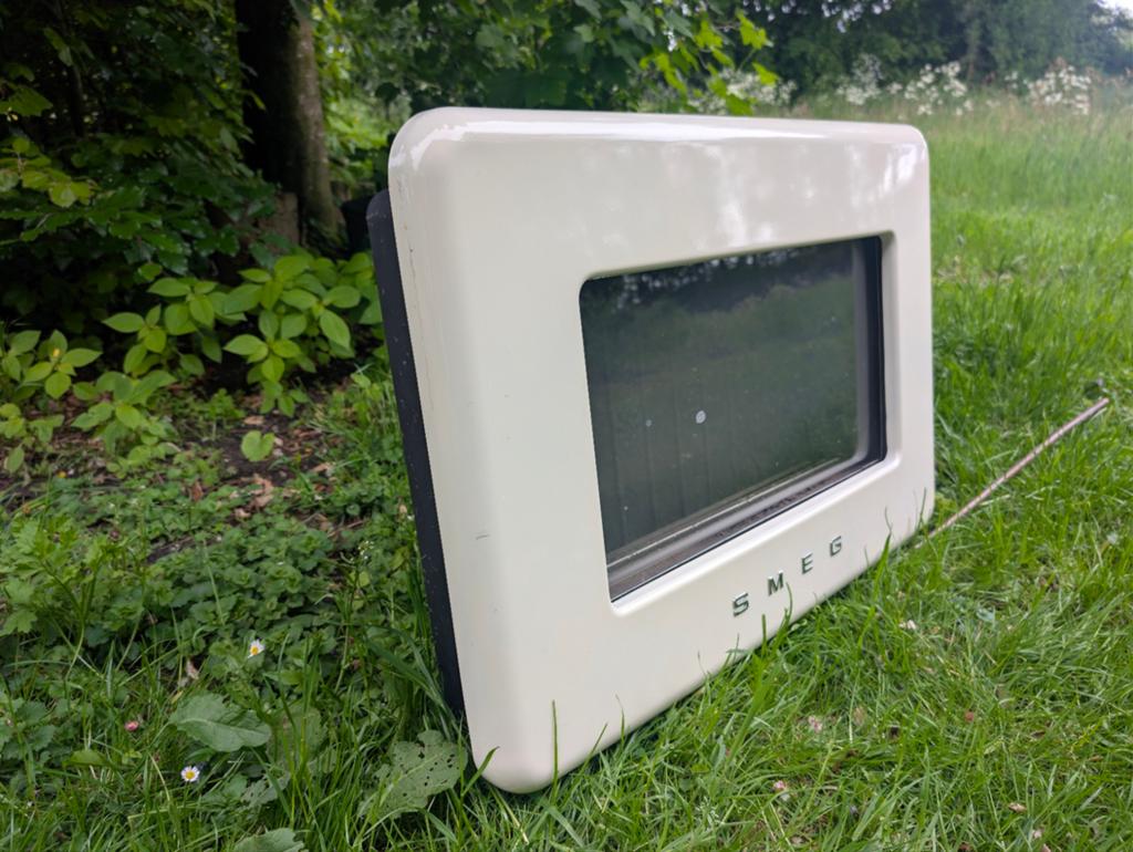 SMEG Afvoerloze Gashaard - Stijlvol en Compact, Ophalen of Verzenden, Gebruikt, Vrijstaand