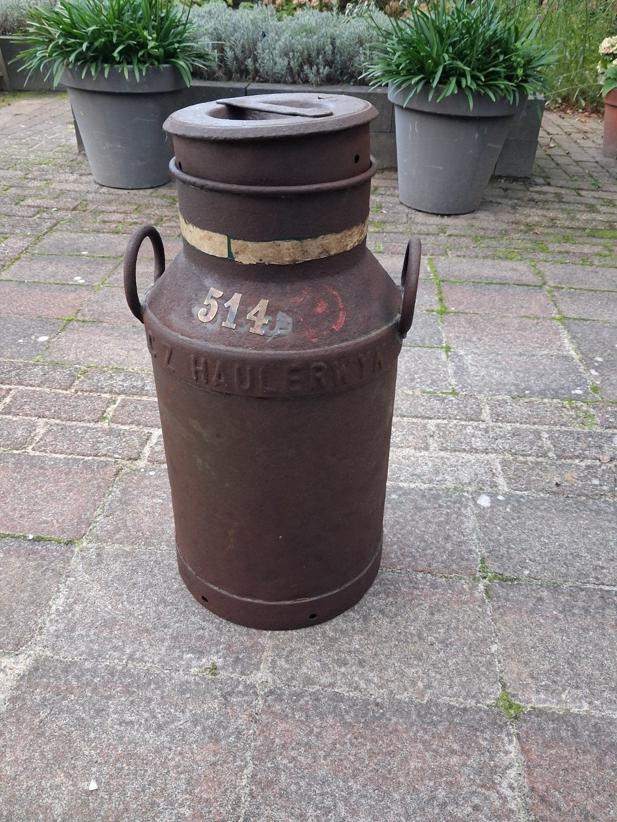 melkbus cz haulerwijk met gave bodem curiosa of carbid, Tuin en Terras, Ophalen