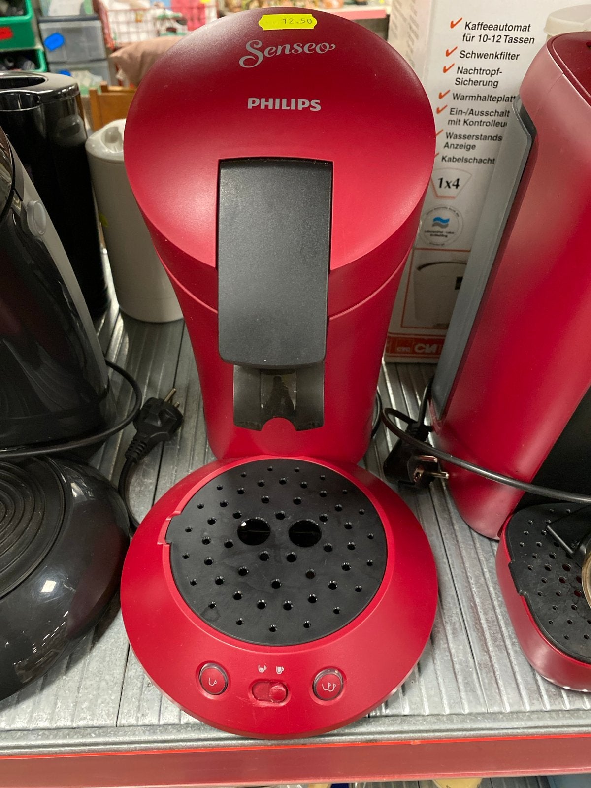 Philips Senseo Koffiezetapparaat Rood, Witgoed en Apparatuur, Ophalen, Koffiepads en cups, Gebruikt, Koffiemachine