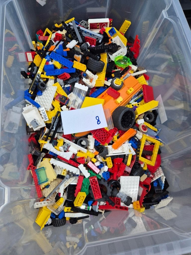 8,5 kg ongesorteerde lego, Ophalen of Verzenden, Gebruikt, Losse stenen, Lego