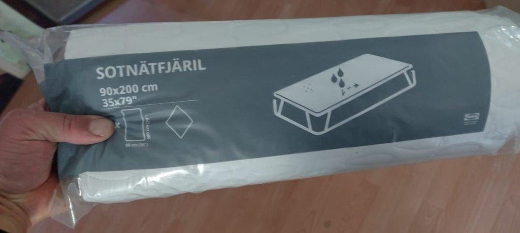 Waterdichte laken van Ikea, Eenpersoons, Wit, Overige typen, Nieuw