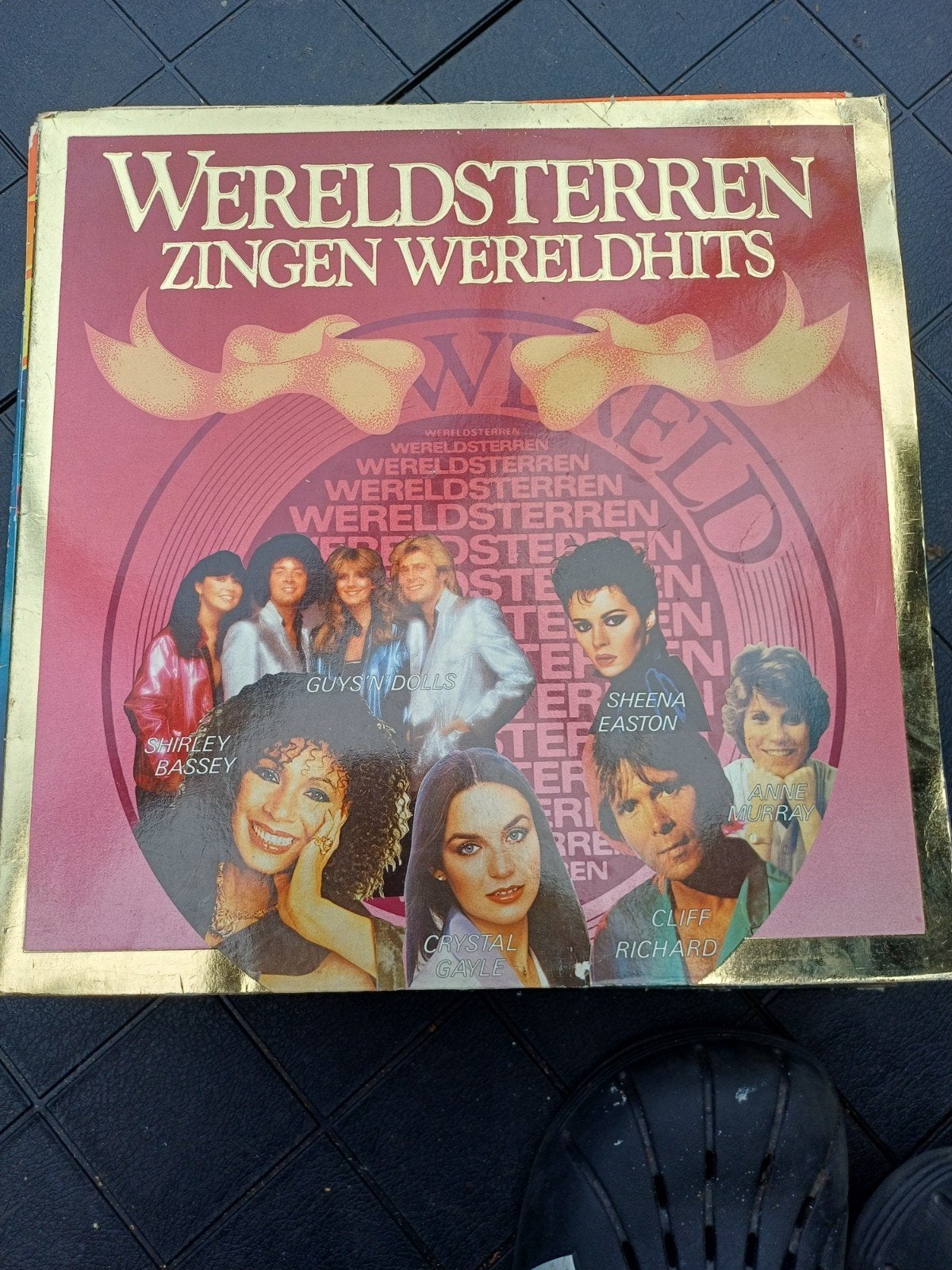 Dubbel elpee wereldsterren zingen wereldhits, Cd's en Dvd's, Vinyl | Pop, Ophalen, Zo goed als nieuw, 12 inch