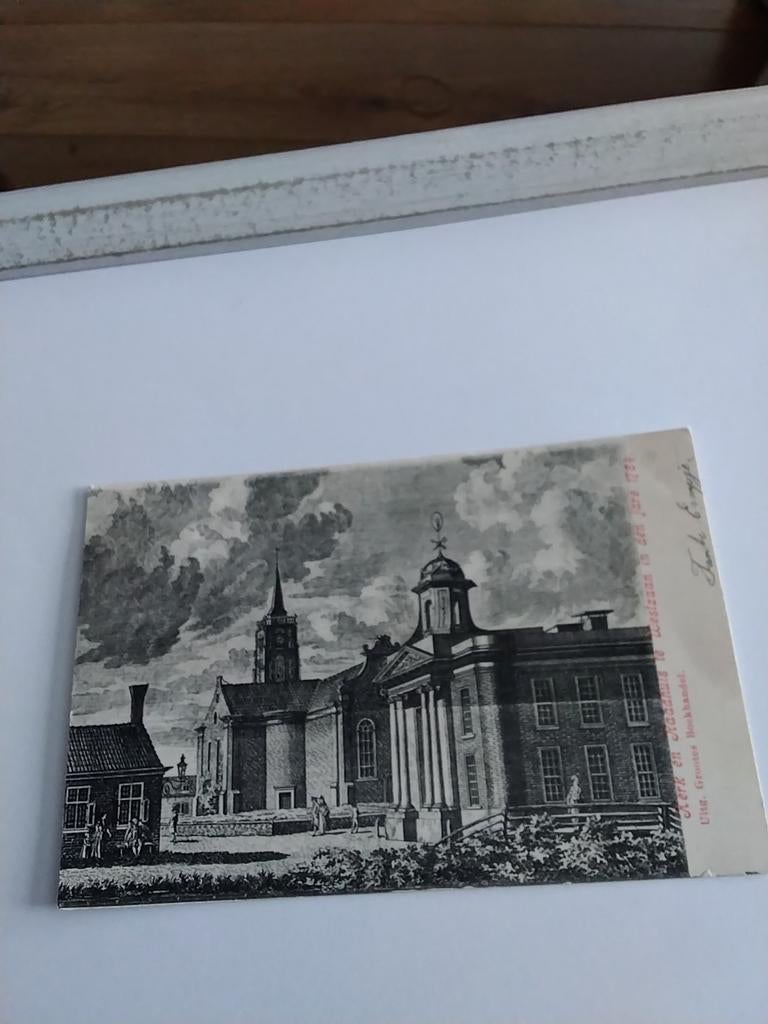 WESTZAAN. / KERK EN RAADHUIS TE WESTZAAN IN DEN JARE 1784, Verzamelen, Ophalen of Verzenden, Voor 1920, Zuid-Holland