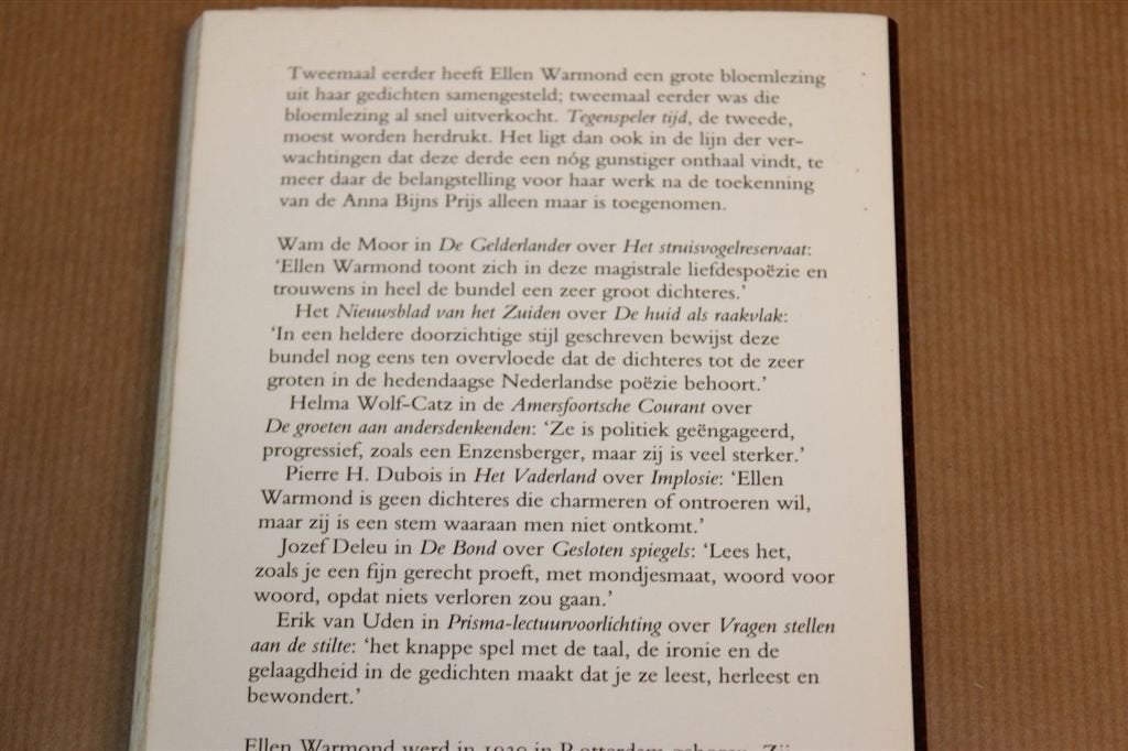 Persoonsbewijs voor Inwoner — Warmond, Gedichten 1991, Ophalen of Verzenden, Gelezen