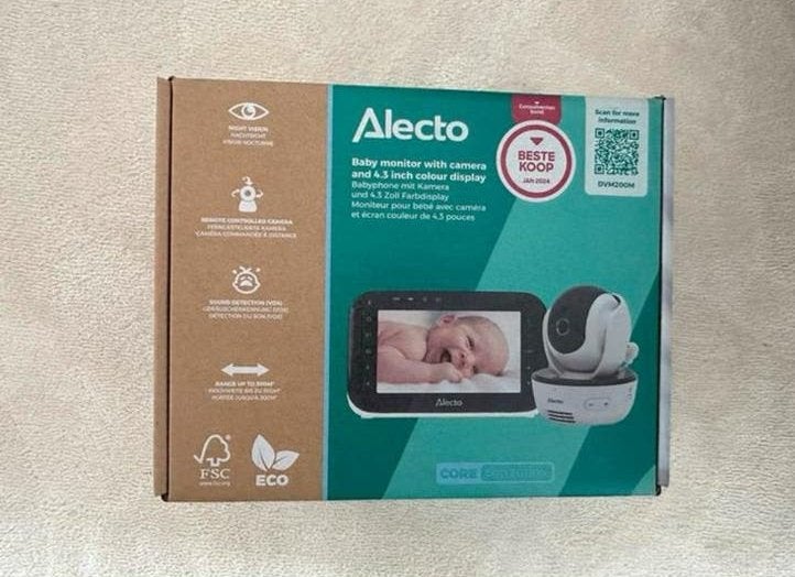 NIEUW , ALECTO DVM200M Babyfoon met Camera.  Nieuw Ongeopend, Kinderen en Baby's, Ophalen of Verzenden, Zo goed als nieuw