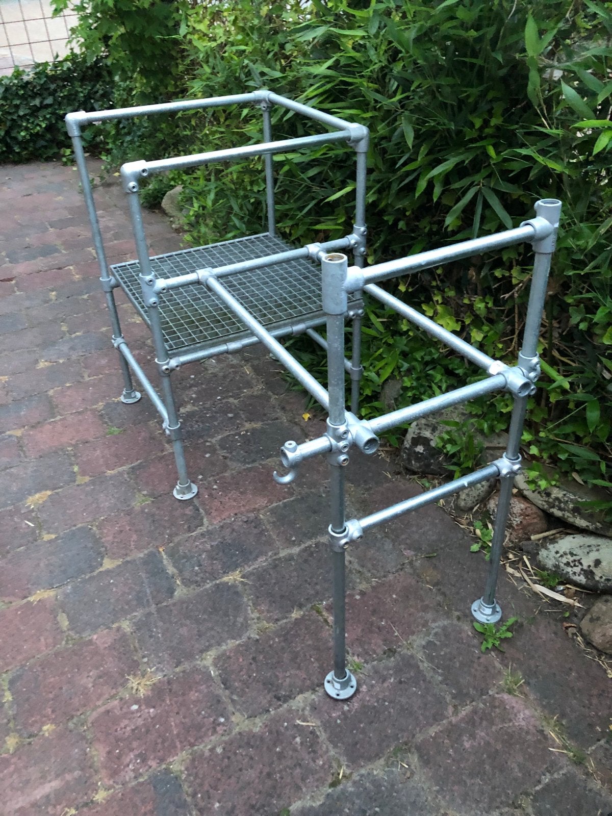 Steigerbuis constructie tbv kamado, Ophalen