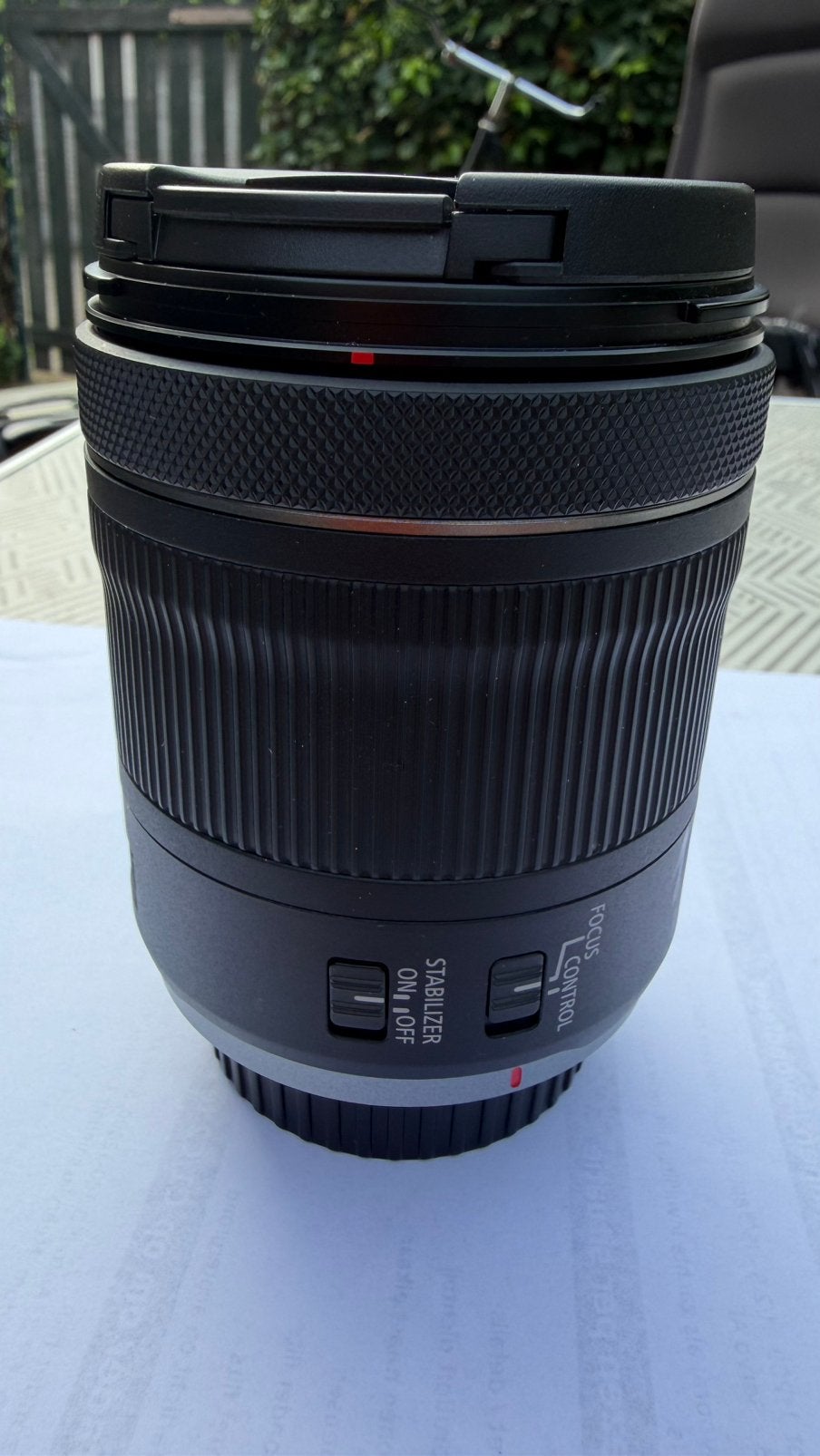 Canon RF 24-105mm F4-7.1 IS STM, Audio, Tv en Foto, Fotografie | Lenzen en Objectieven, Ophalen, Zo goed als nieuw, Standaardlens