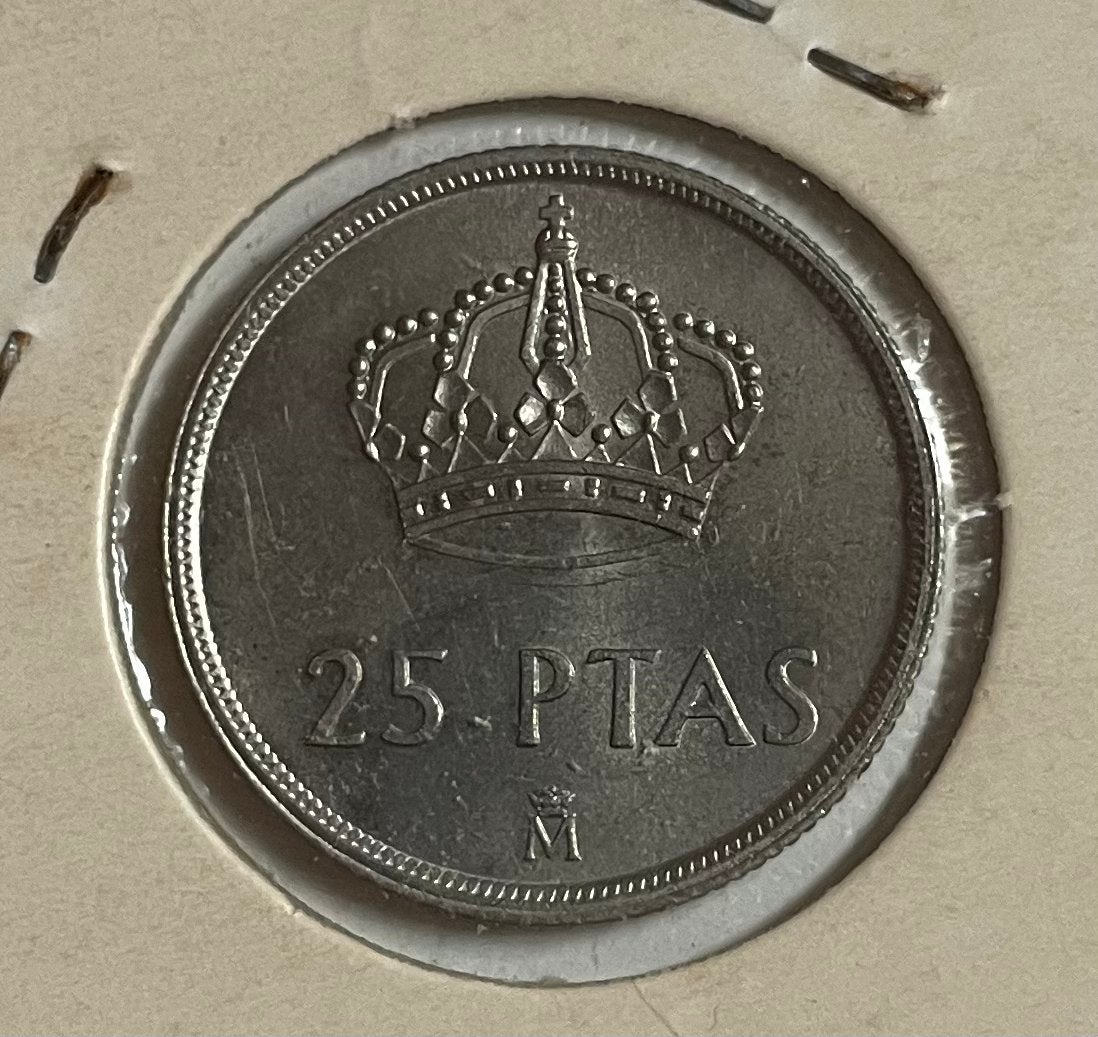 25 pesetas Spanje 1983, Ophalen of Verzenden