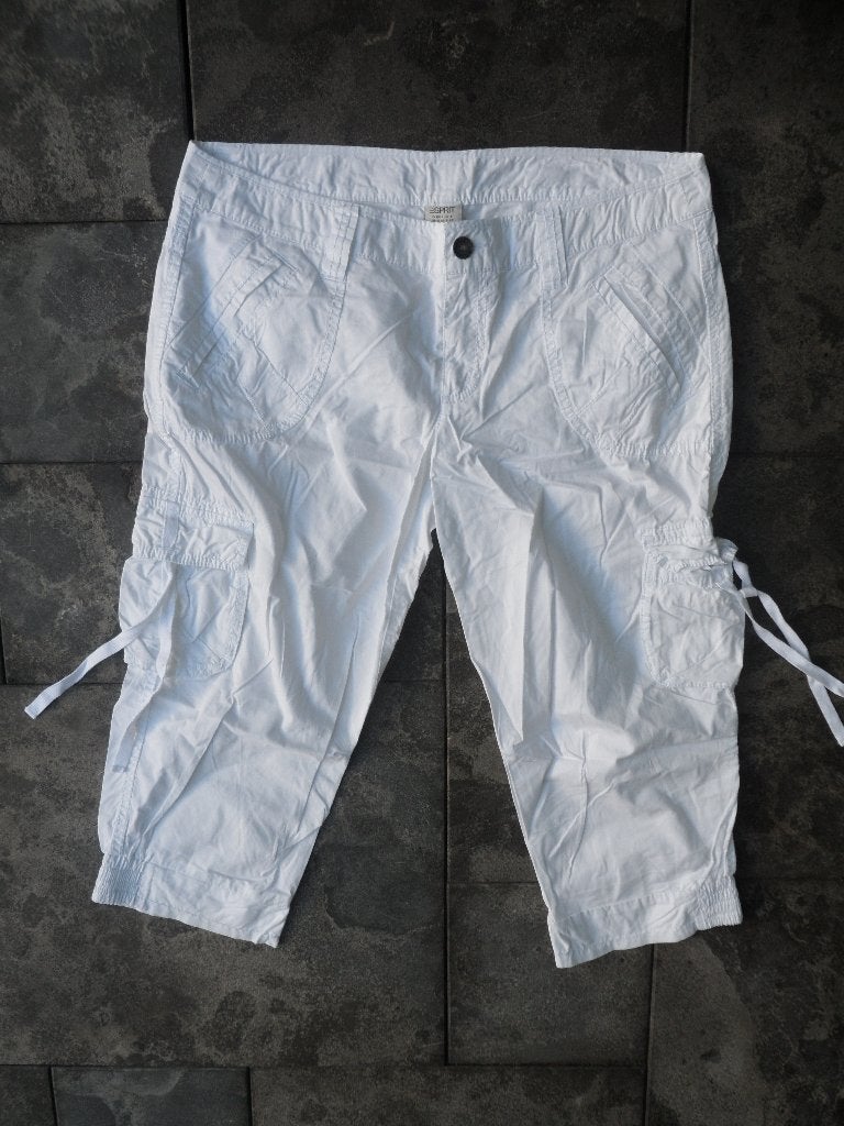 Esprit witte 7/8 broek maat 38, Maat 38/40 (M), Wit, Ophalen of Verzenden, Zo goed als nieuw