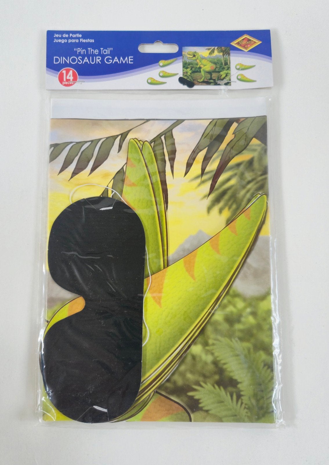 'Pin de staart op de dino' spel (ezeltje prik), Ophalen of Verzenden, Zo goed als nieuw, Feestartikel, Verjaardag