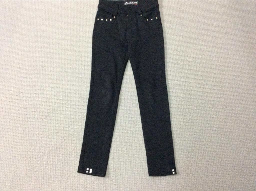 MINI MIGNON Broek Maat 146/152 - Zwart met studs, Ophalen of Verzenden, Zo goed als nieuw, Meisje, Broek