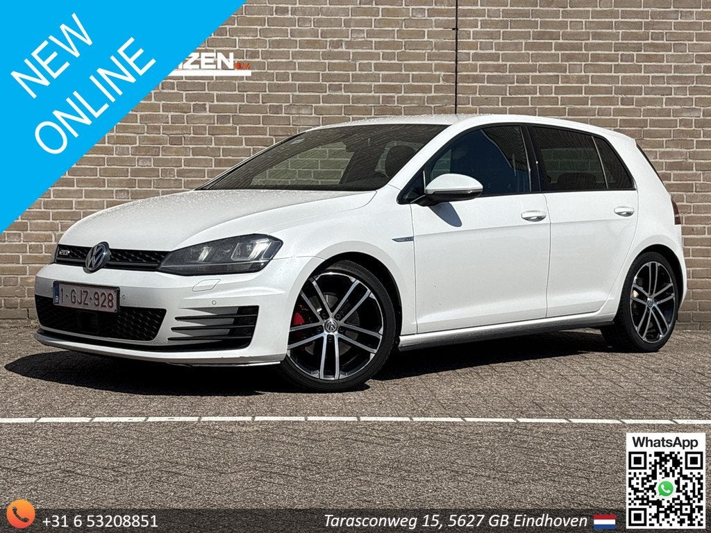 Volkswagen Golf VII 2.0 CRTDi 135kW BMT GTD DSG Automaat, Auto's, Stof, 4 cilinders, Wit, Diesel