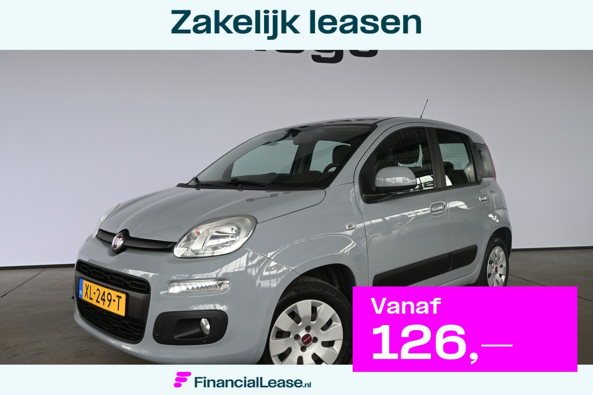 Fiat Panda 0.9 TwinAir Lounge Airco Elektrisch Pakket! 1e Ei, Voorwielaandrijving, Stof, Gebruikt, Panda