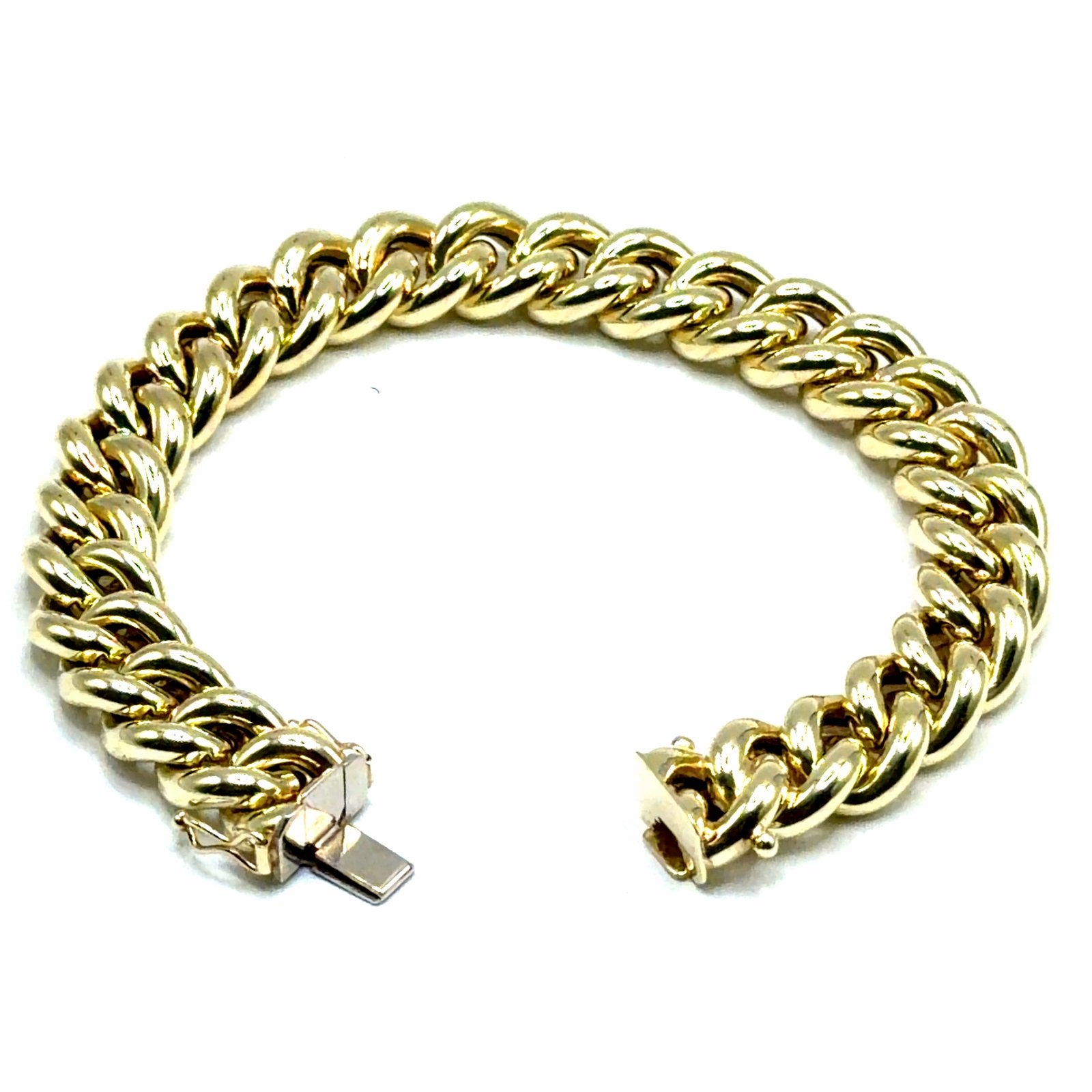 Gouden schakelarmband 14 karaat, Www.bredajuwelier.nl, Nieuw, Ophalen of Verzenden, Www.bredajuwelier.nl