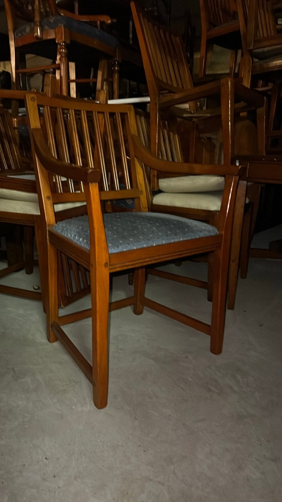 4 Schuitema Jugendstil Eetkamer Armstoelen, Ophalen