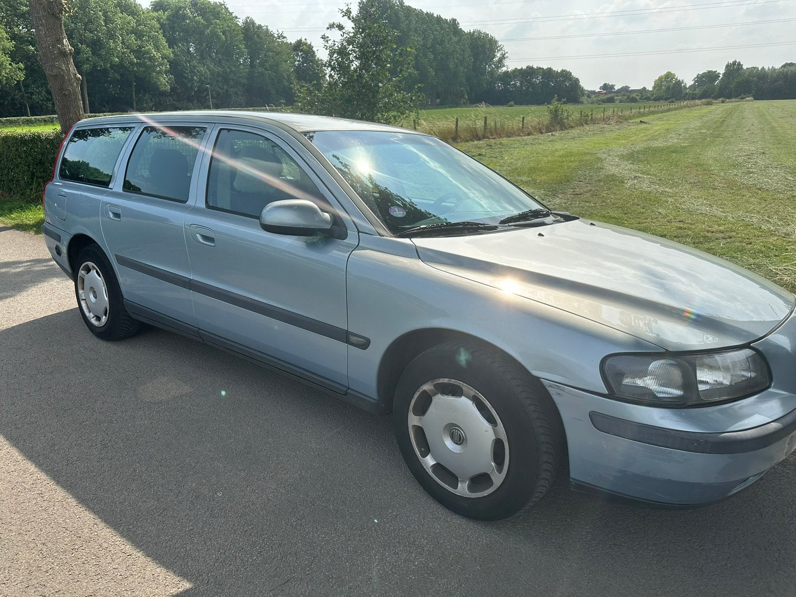 Volvo V70 2.4 140PK 2001 LPG, Voorwielaandrijving, Stof, 1800 kg, Zwart