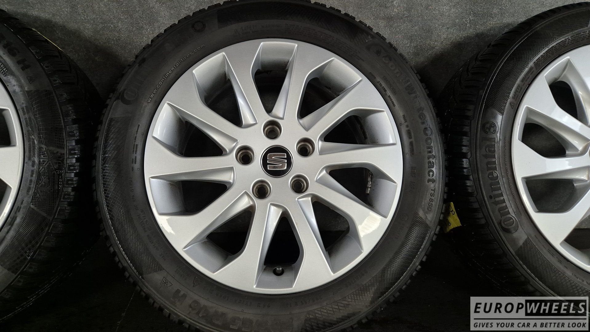 16 inch Seat Leon Audi A3  Golf 7 8 Winterbanden 205 55, Gebruikt, -, Banden en Velgen, -