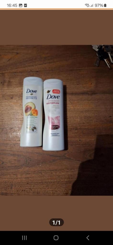 Dove Bodylotion -  2 flesjes, Ophalen, Nieuw, Bodylotion, Crème of Olie