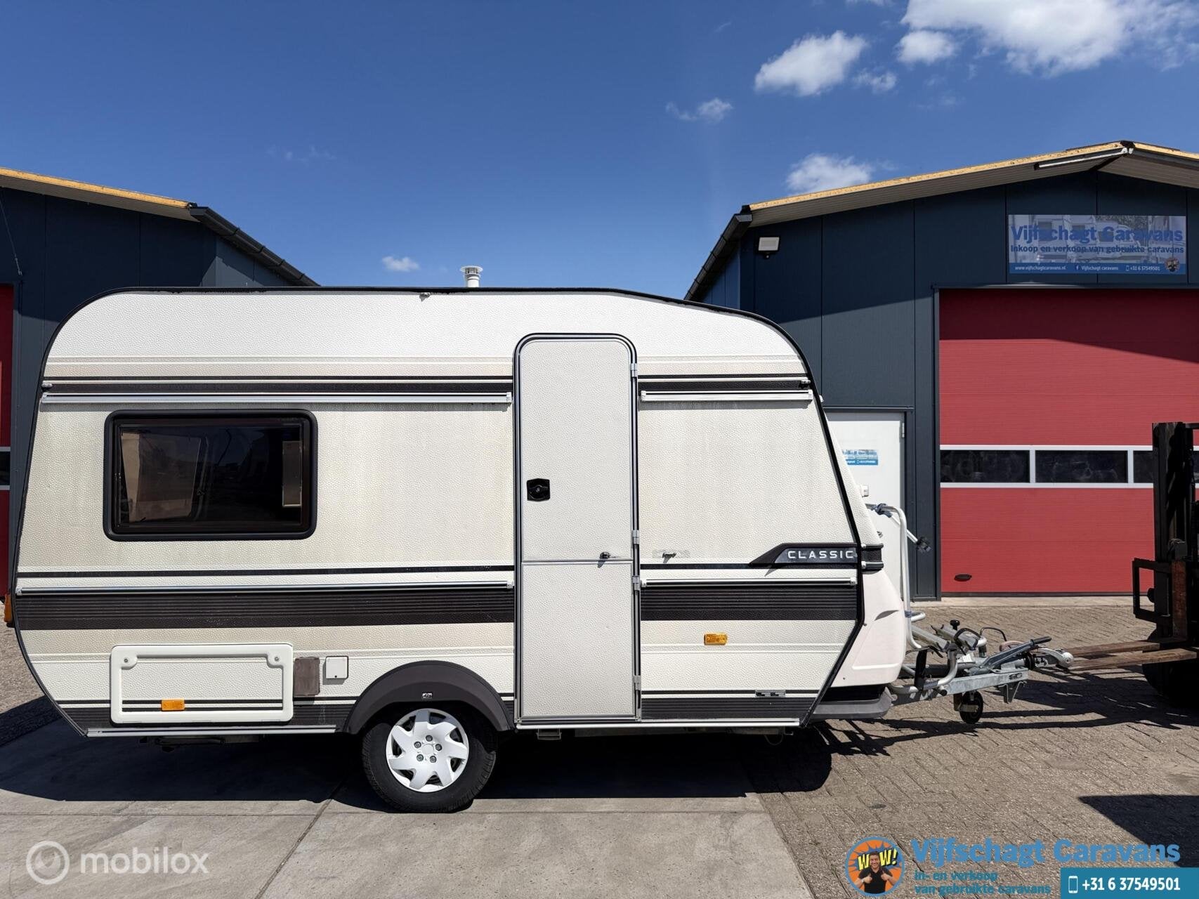 Hobby Classic 370 incl voortent, Hobby, Bedrijf, Kachel, Tot en met 4