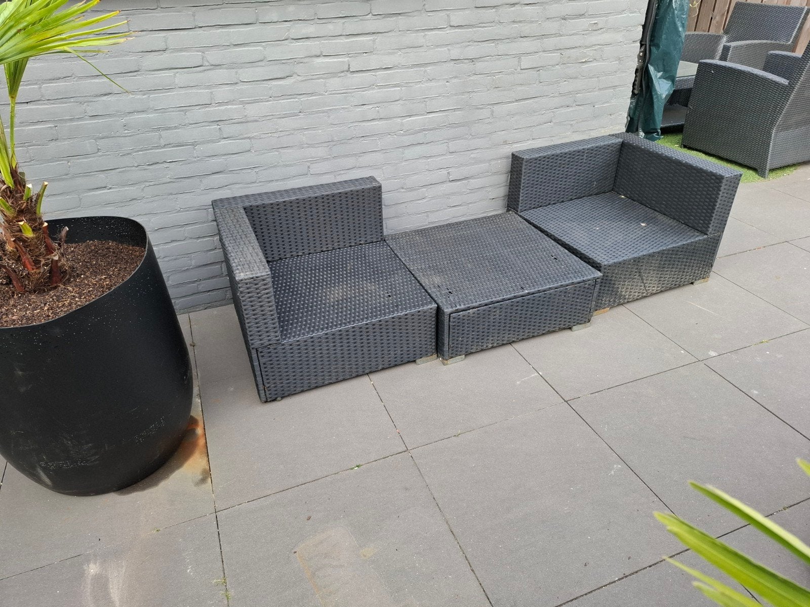 Gratis loungeset delen, Tuin en Terras, Tuinsets en Loungesets, Ophalen, Gebruikt