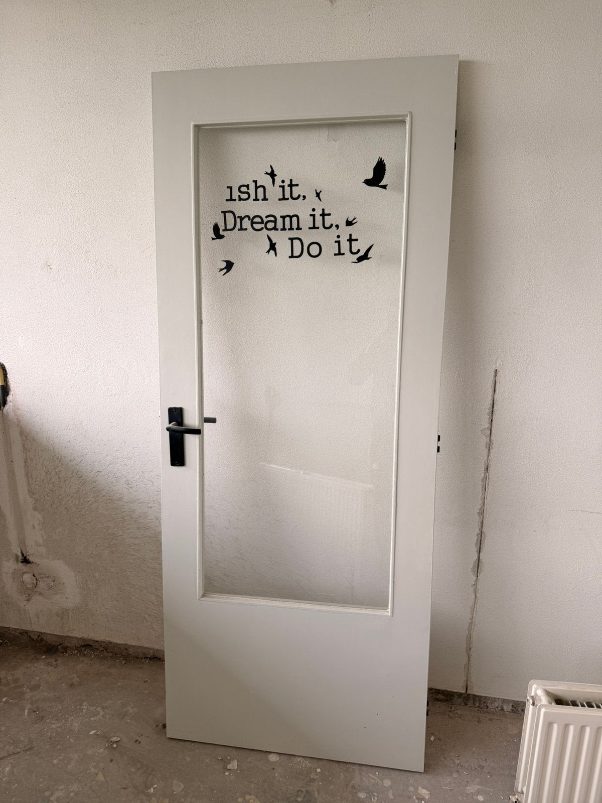 Stompe deur, Doe-het-zelf en Verbouw, Deuren en Horren, Ophalen, Gebruikt, 80 tot 100 cm, Binnendeur