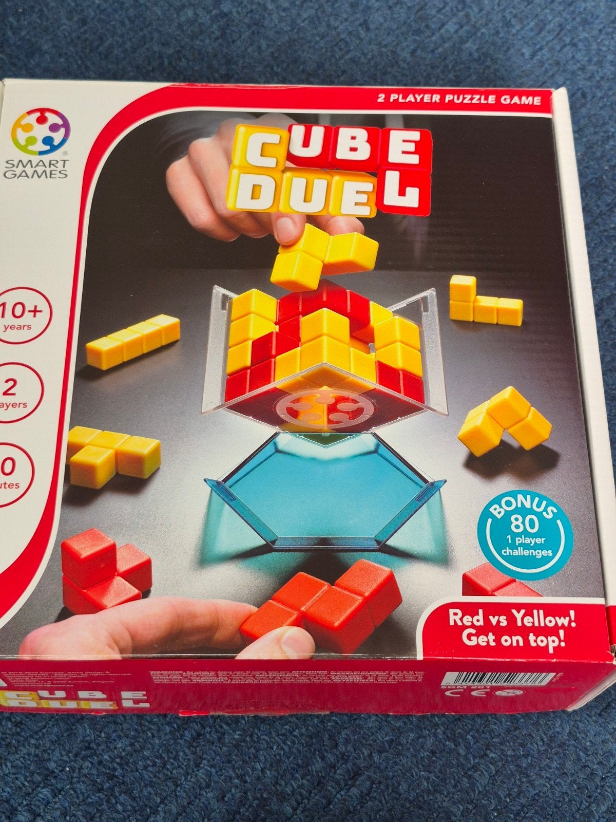 Smart Games Cube Duel - 2 Speler Puzzelspel, Een of twee spelers, Ophalen of Verzenden, Zo goed als nieuw, Smart Games