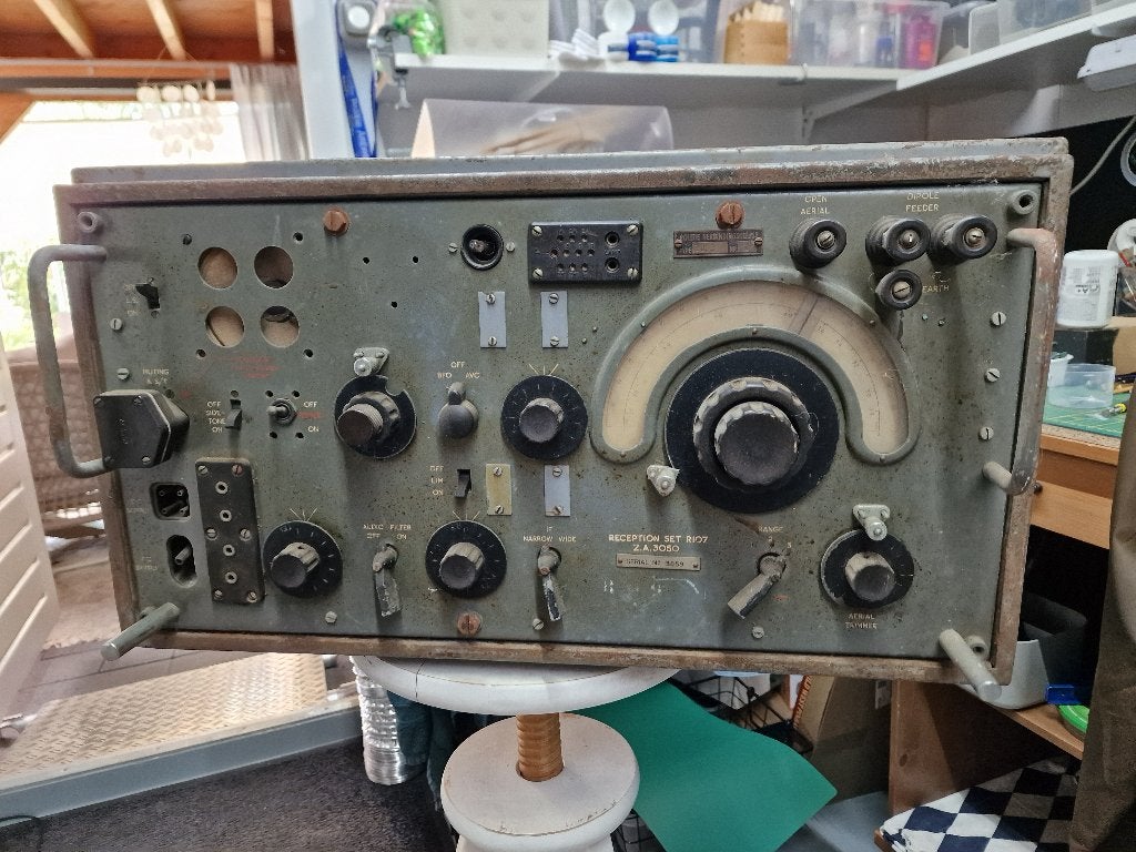 Unieke WOII Britse Legerradio R107 - Gebruikt door PVD, Ophalen, Overige soorten, Nederland, Overige typen