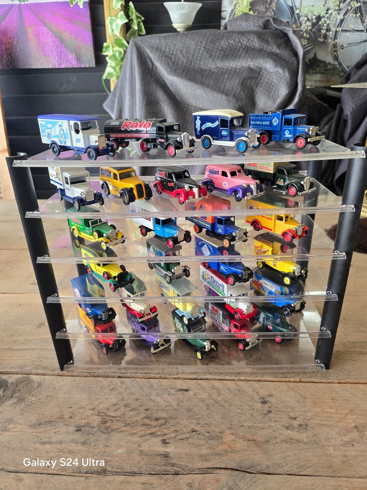 Modelauto's met Reclame er op 27 stuks 1.43, Ophalen of Verzenden, Auto, Overige merken