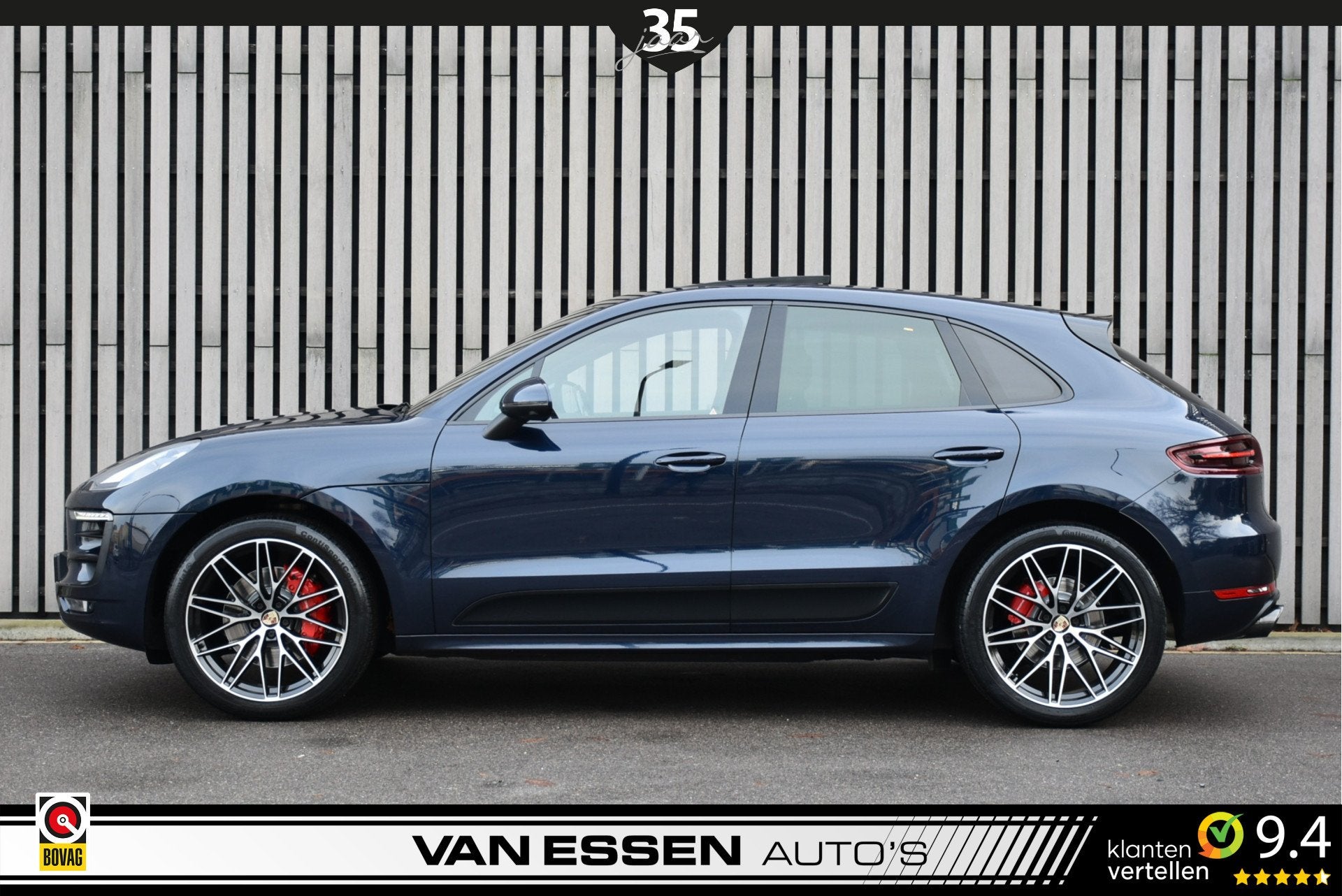 Porsche Macan 3.0 GTS Pano Leder Camera Luchtvering Stoel/St, Automaat, Gebruikt, Euro 6, Blauw