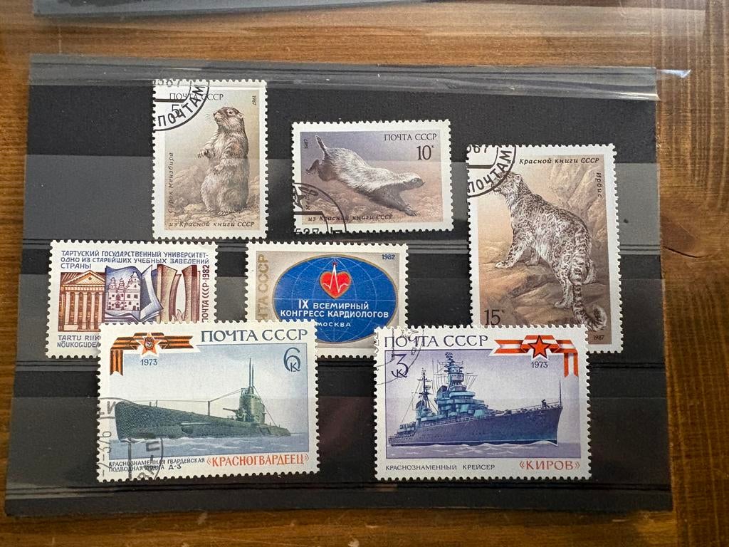 Postzegels Rusland Soviet Unie CCCP, Ophalen of Verzenden