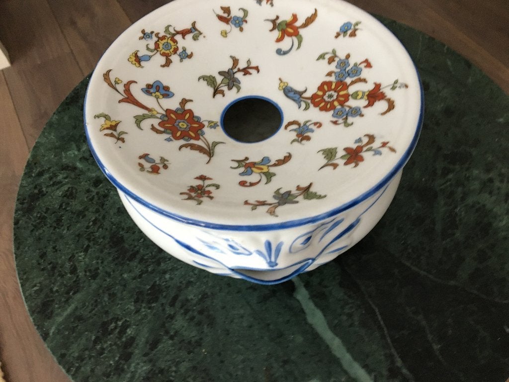 Brocante kwispedoor uit Curaçao, Ophalen