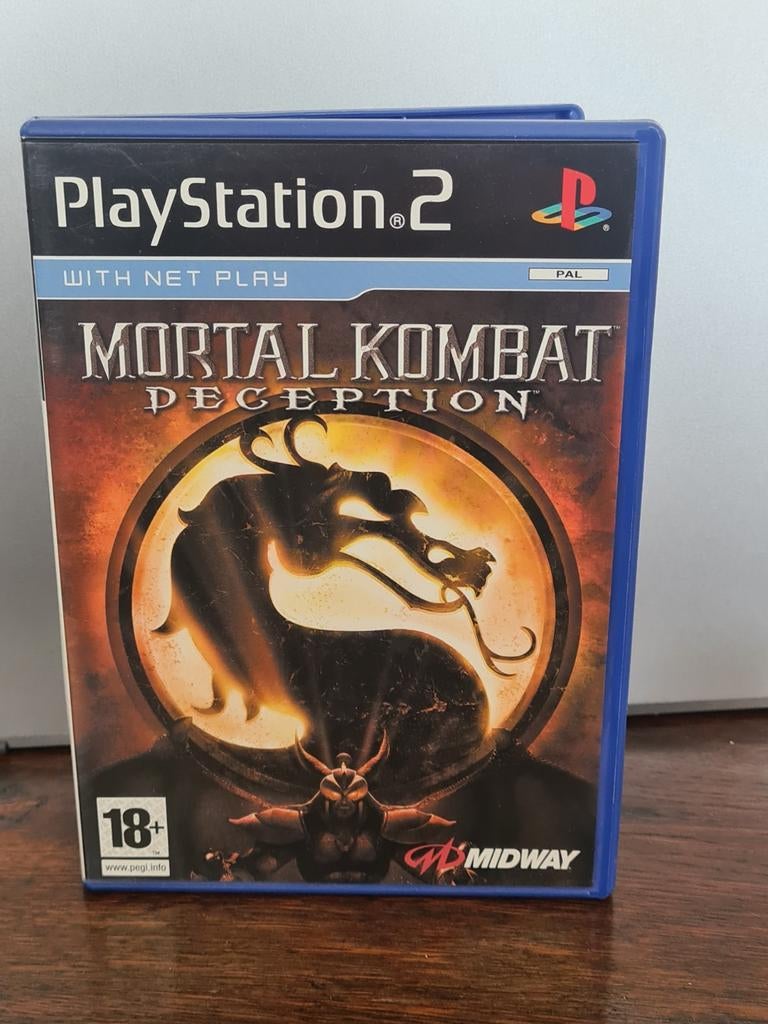 Mortal Kombat Deception PS2 - Klassieke Vechtgame, Spelcomputers en Games, Games | Sony PlayStation 2, Vechten, 2 spelers, Vanaf 18 jaar