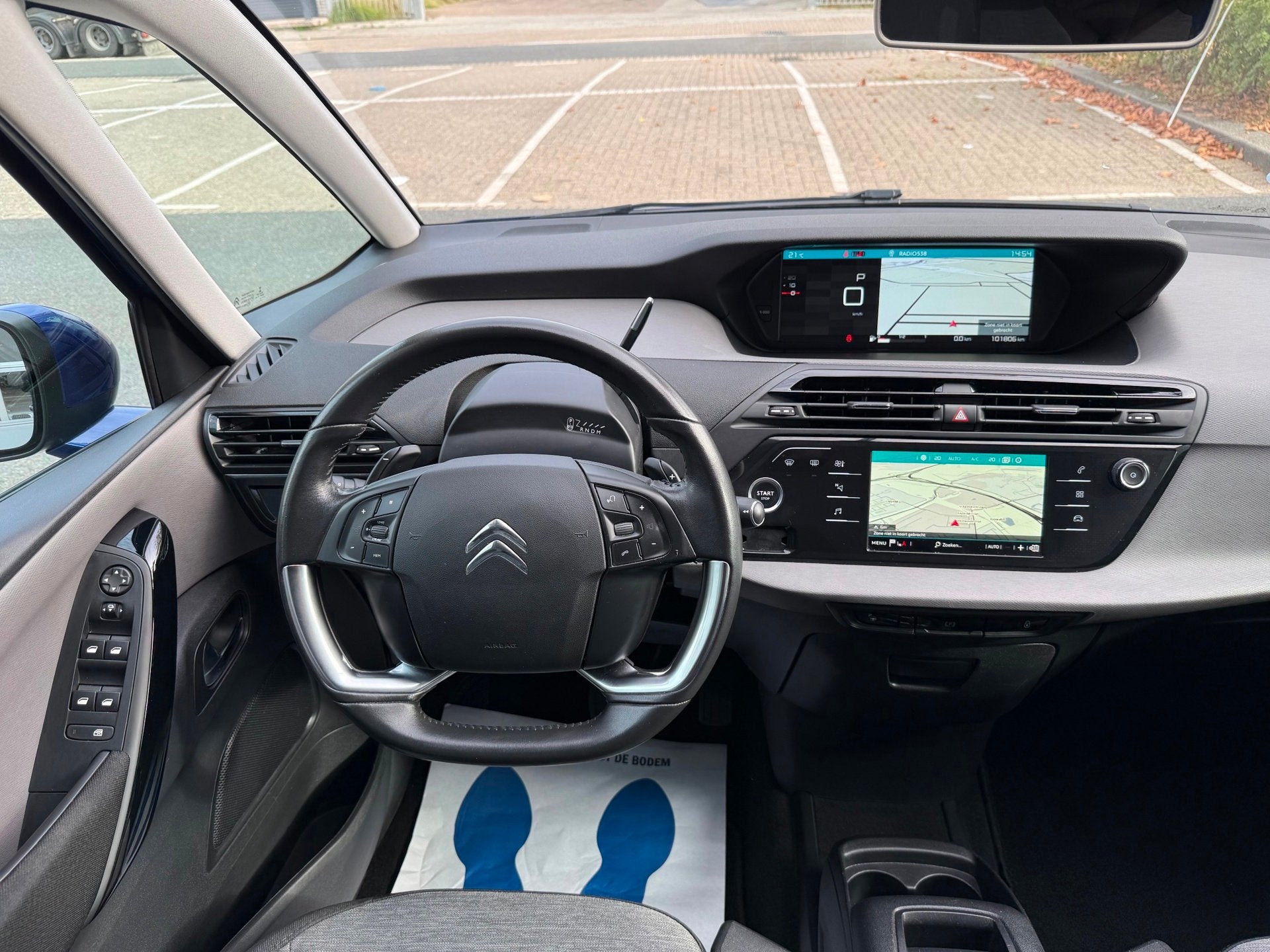 Citroen Grand C4 Picasso 1.2 PureTech LMV16/LED/PDC/CAM/NAVI, Auto's, Gebruikt, 1199 cc, Blauw, 7 stoelen