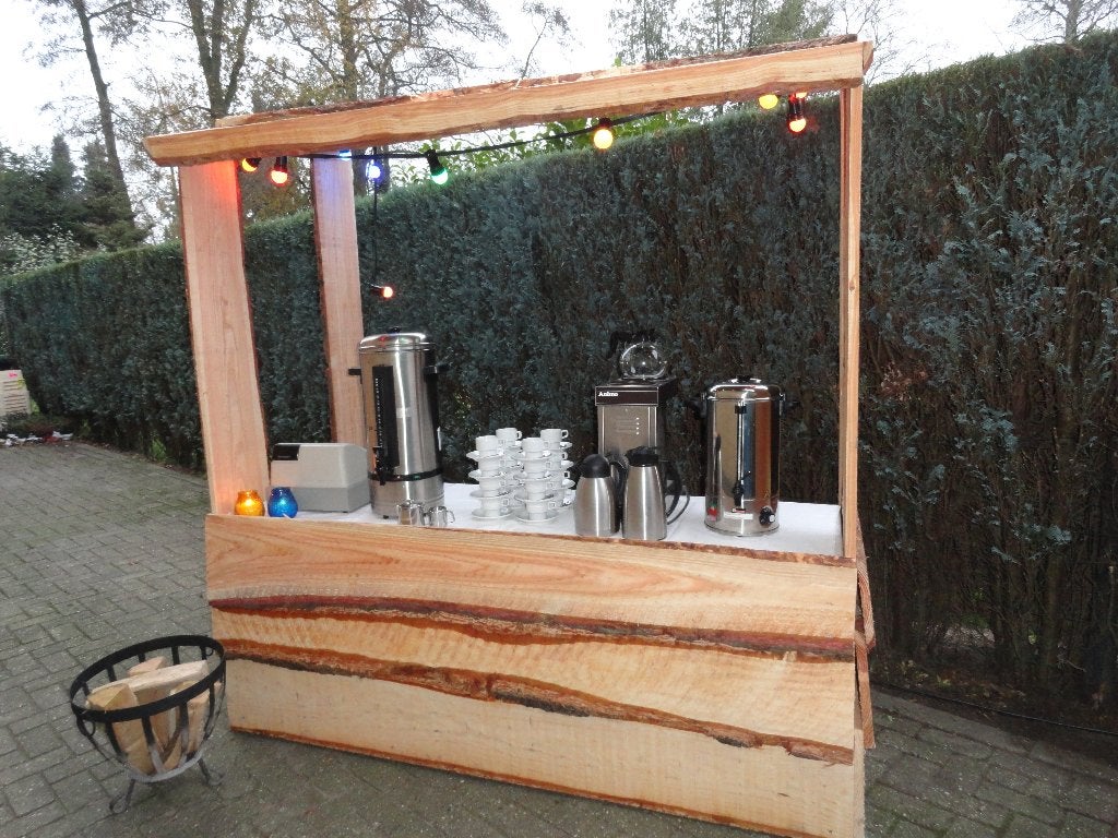 Mooie houten sfeerkraam / marktkraam / verkoopkraam  te huur, Ophalen of Verzenden, Zo goed als nieuw, Overige
