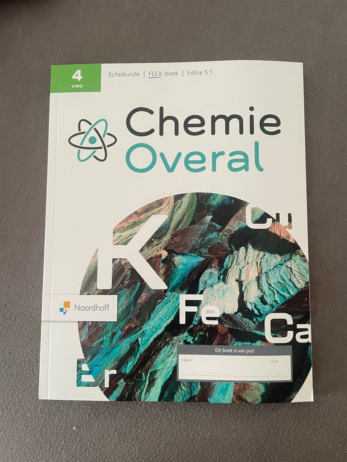 Chemie Overal 4 VWO FLEX-boek Editie 5.1, Boeken, Ophalen of Verzenden, Zo goed als nieuw, VWO, Scheikunde