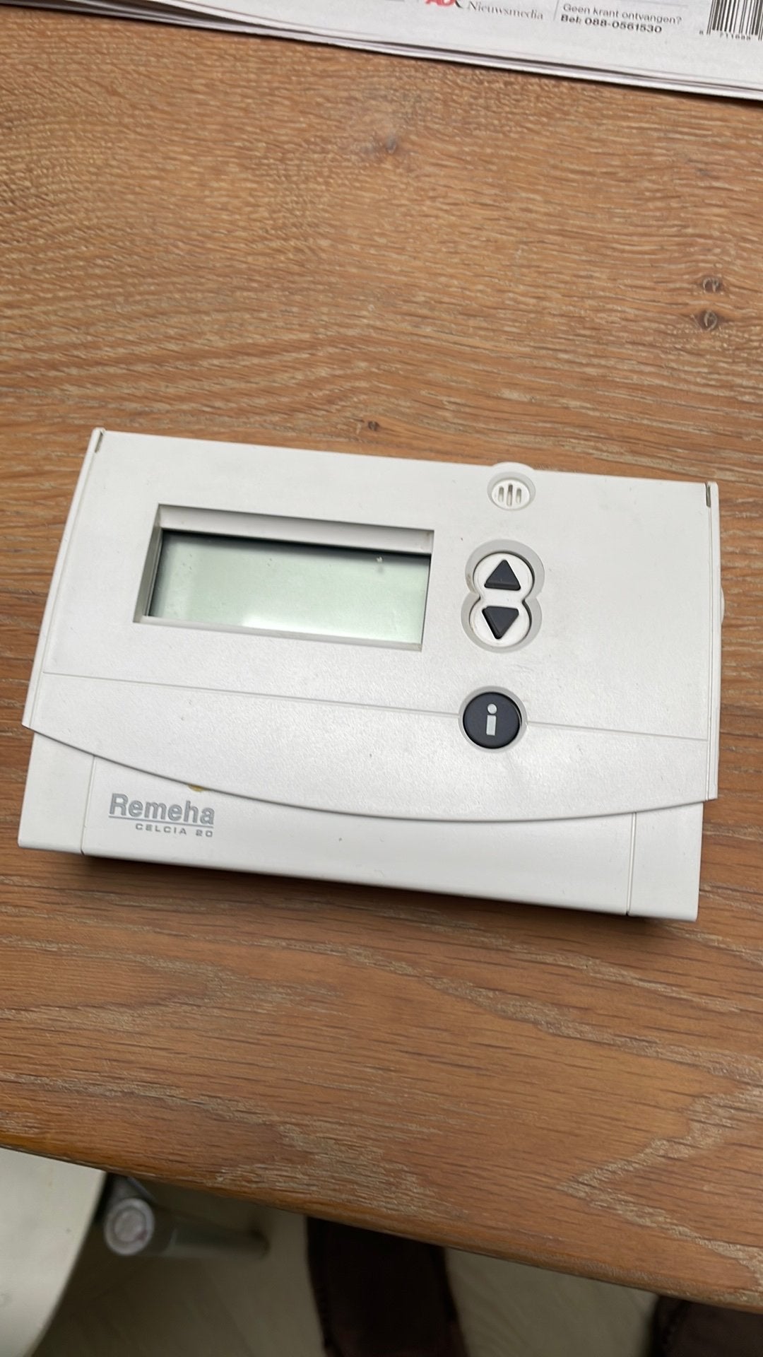 Remeha thermostaat, Ophalen of Verzenden, Zo goed als nieuw