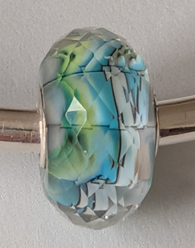 Trollbeads VREDIG LANDSCHAP FACET (+NIEUWE AVONTUREN set), Sieraden, Tassen en Uiterlijk, Bedels, -, Verzenden, -, Zo goed als nieuw