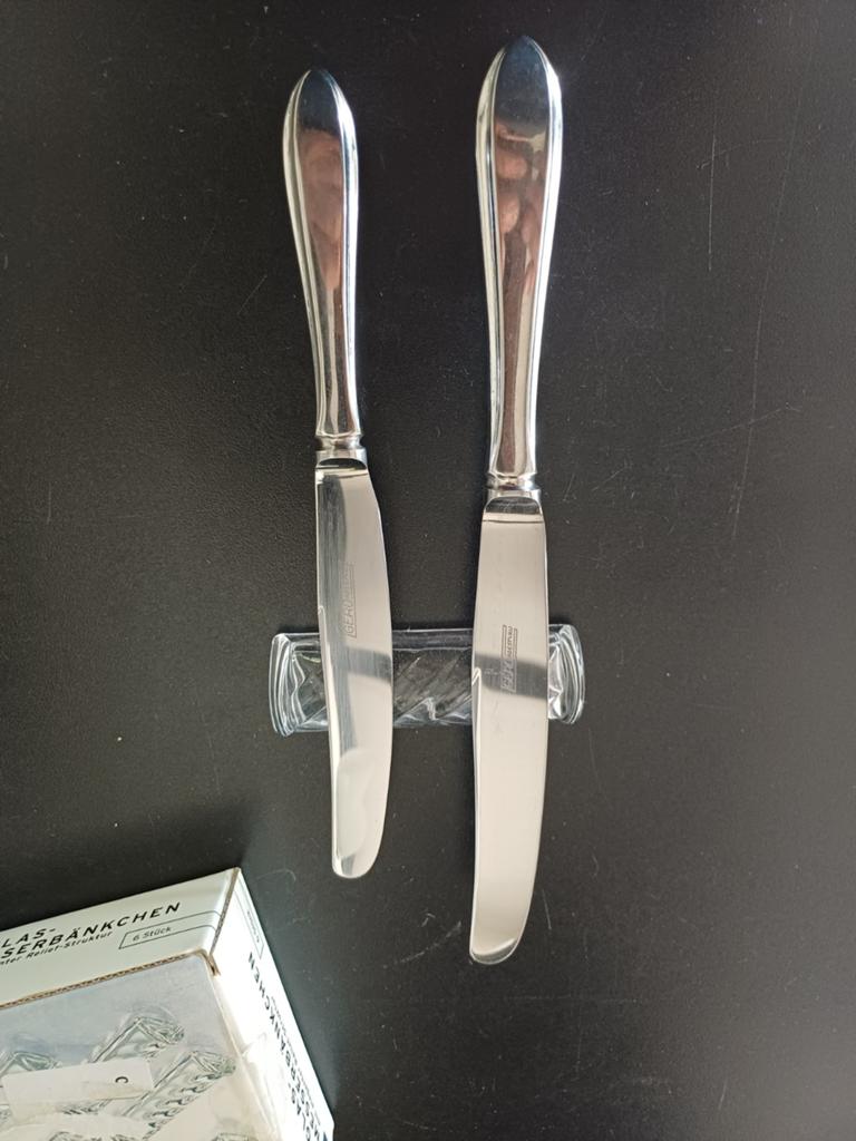 TCM Glazen Messenbankjes - Set van 6, Huis en Inrichting, Keuken | Bestek, Ophalen of Verzenden, Zo goed als nieuw, Overige materialen