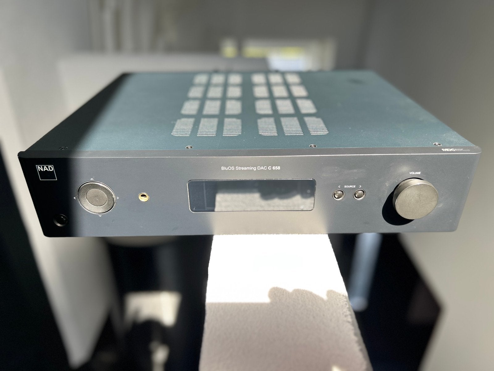 NAD BluOS Streaming DAC C658, Audio, Tv en Foto, Versterkers en Receivers, Ophalen, Gebruikt, Minder dan 60 watt, Overige merken