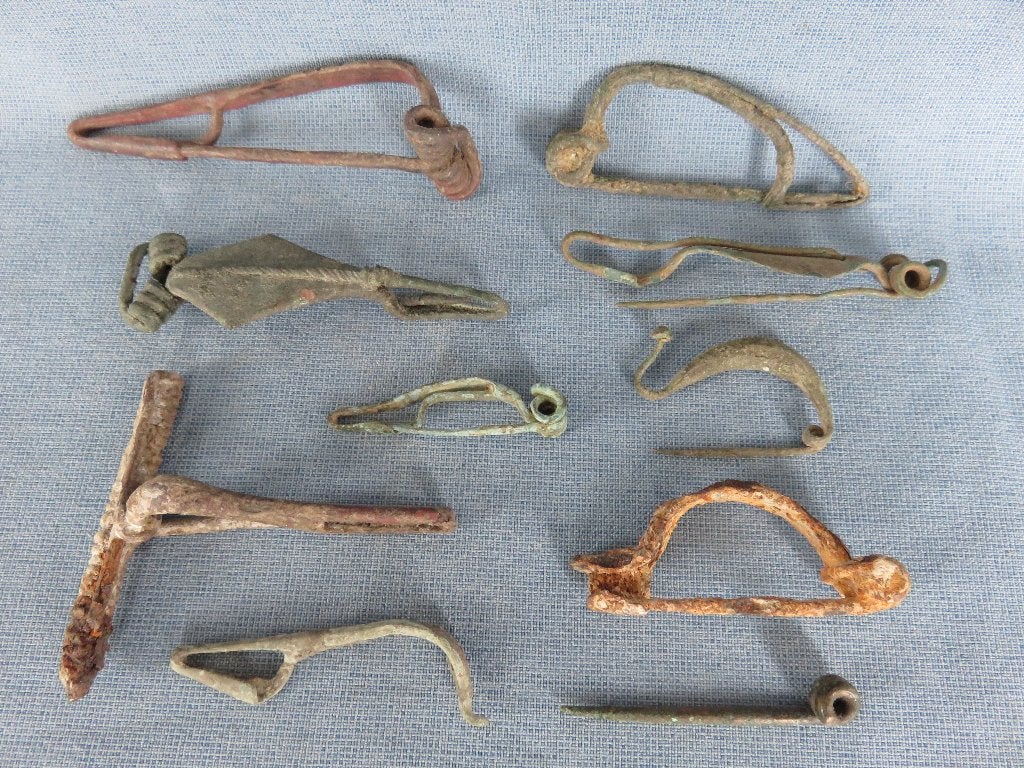 Keltisch - la tene fibulae - 3e - 1e eeuw B.C. - bodemvondst, Antiek en Kunst, Ophalen of Verzenden
