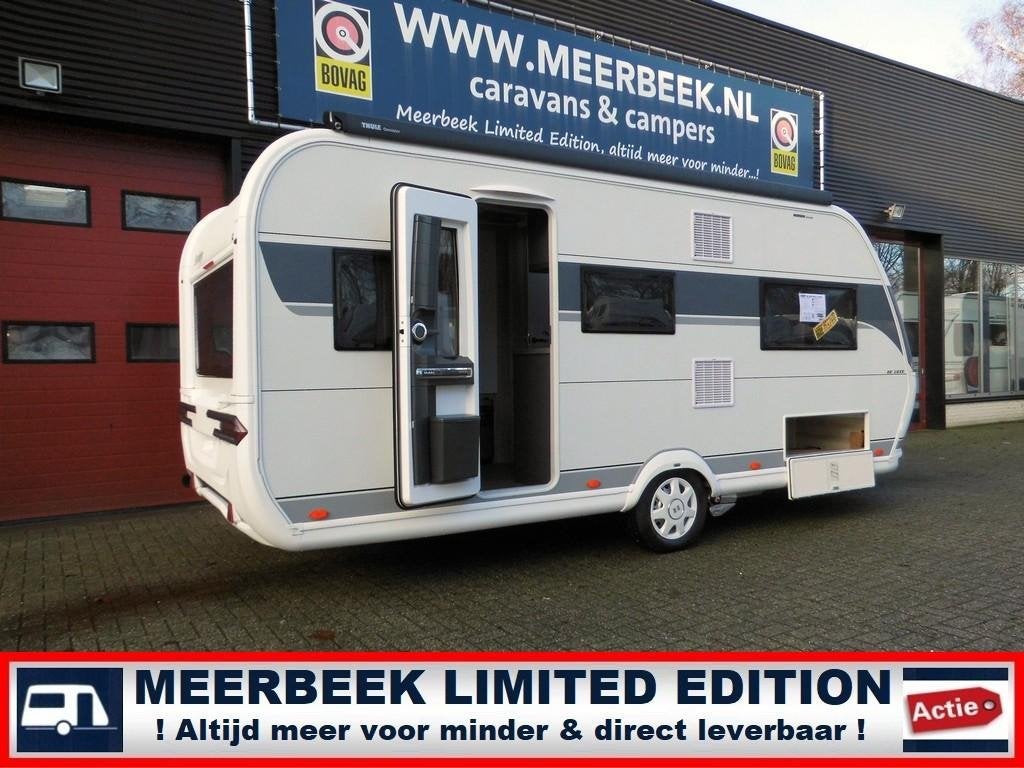 Hobby De Luxe 495 UL 4368,=KORTING MOVER+THULE, Caravans en Kamperen, Caravans, Schokbreker, Rondzit, Hobby, Particulier